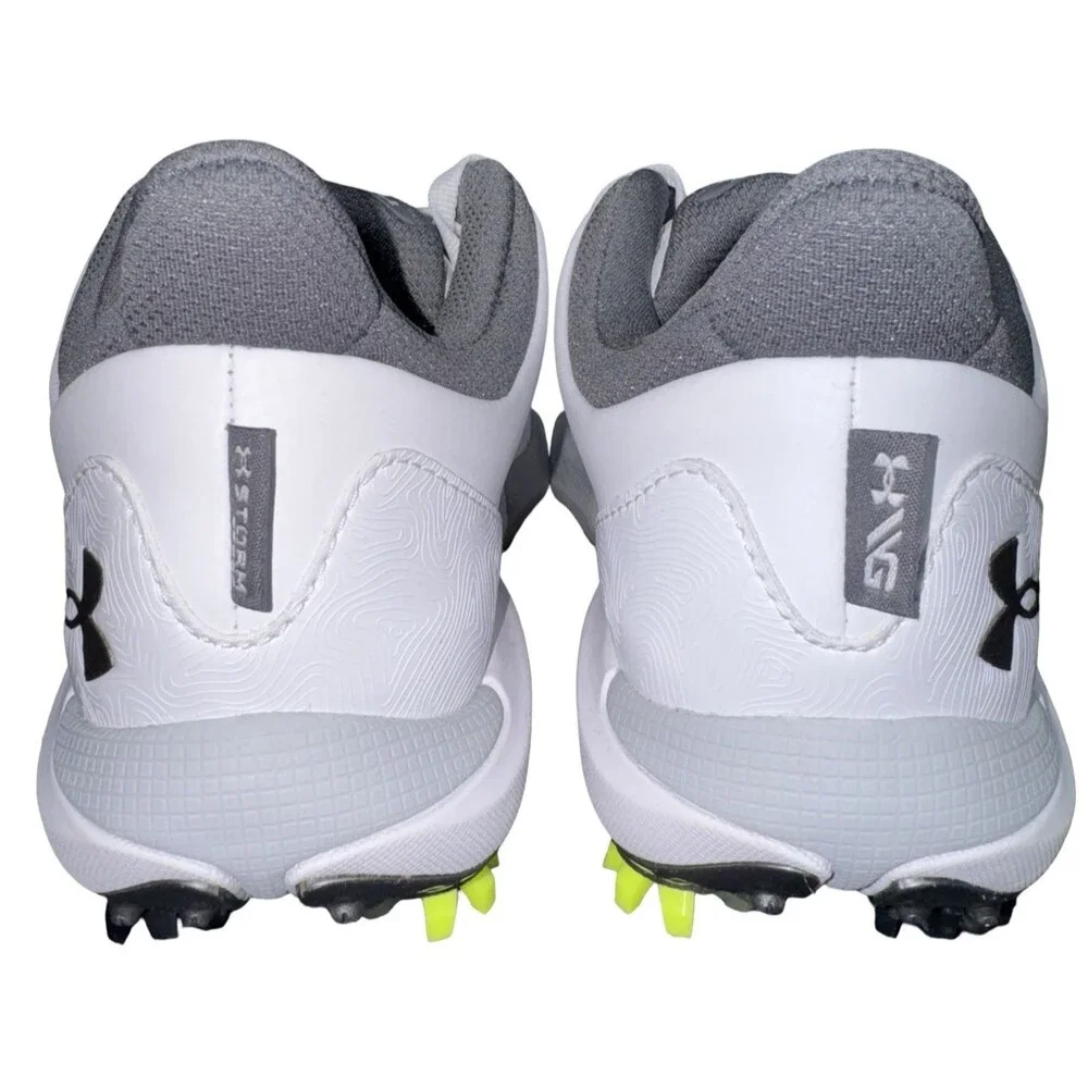 Under Armour Mens Size 4 Golf Shoe UA Drive Pro Storm White 3028725-100 New